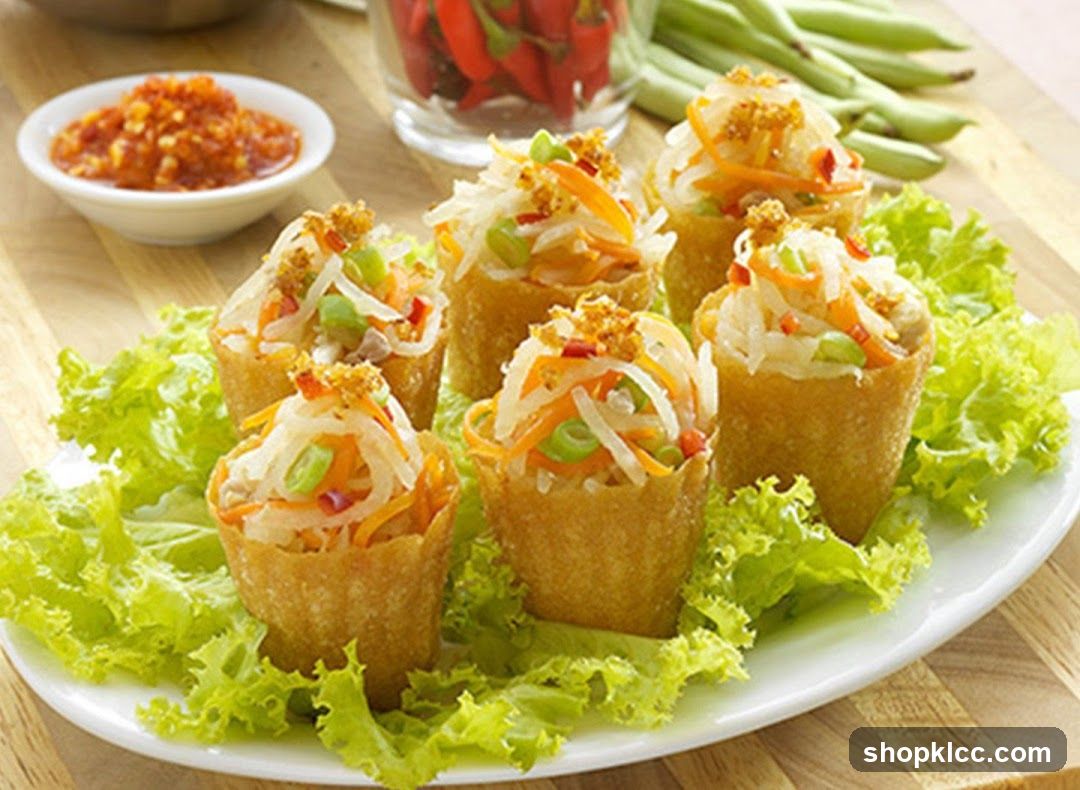 Crispy Appetizers with Vegetable Filling