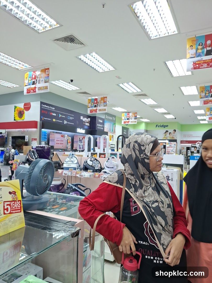 Electronics Store Interior