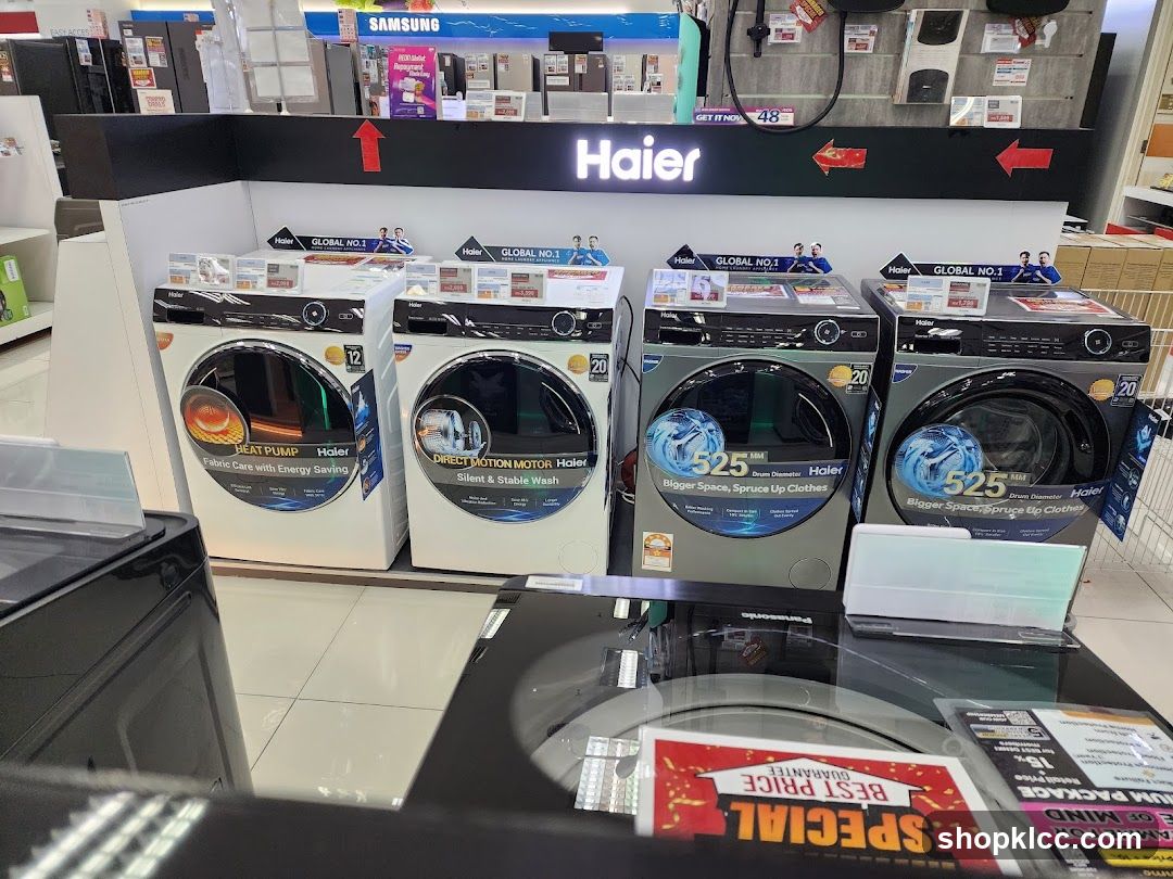 Haier Washing Machines Display