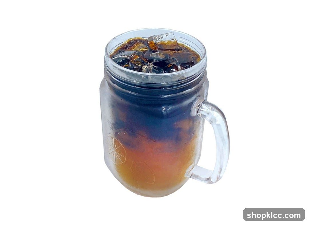 Iced Coffee in a Mason Jar