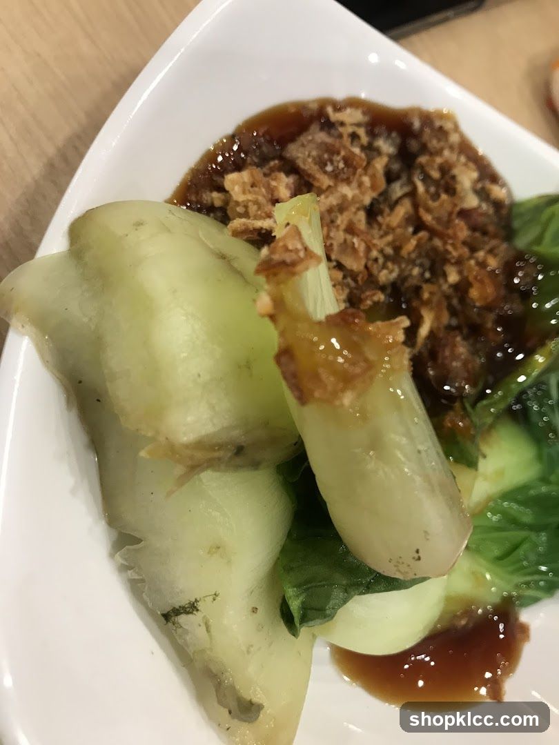 Bok Choy with Sauce