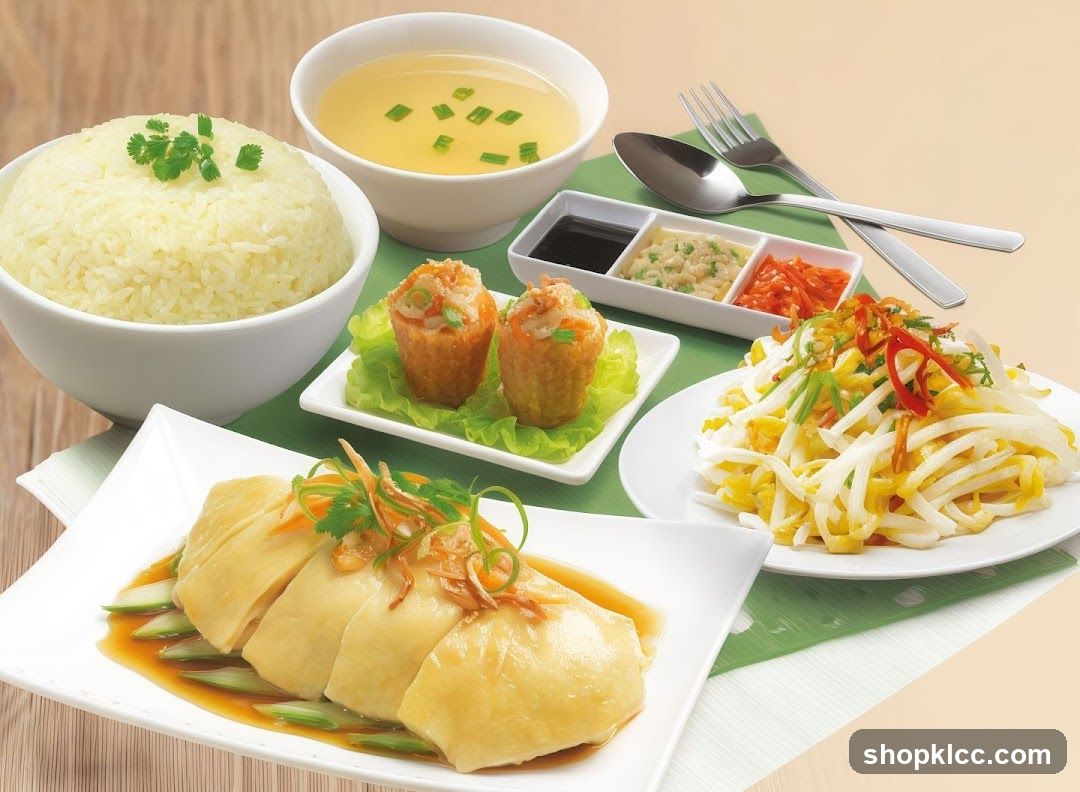 Hainanese Chicken Rice Set