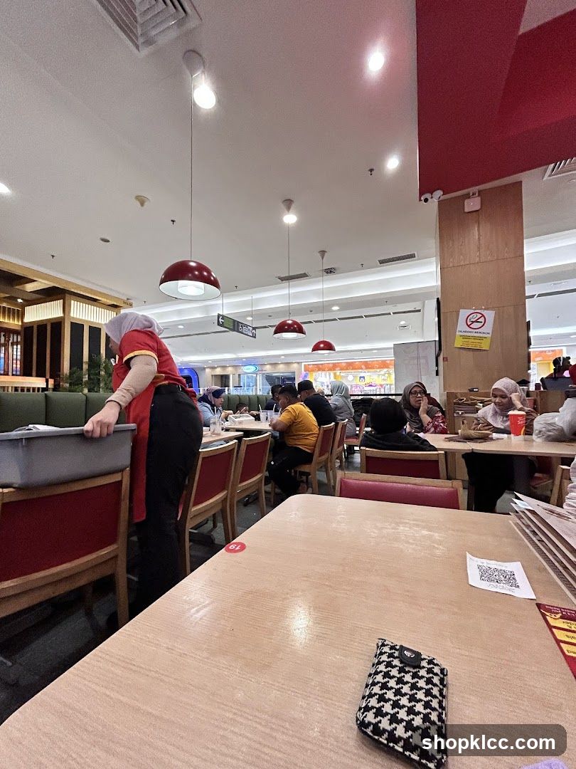 Restaurant Interior with Diners