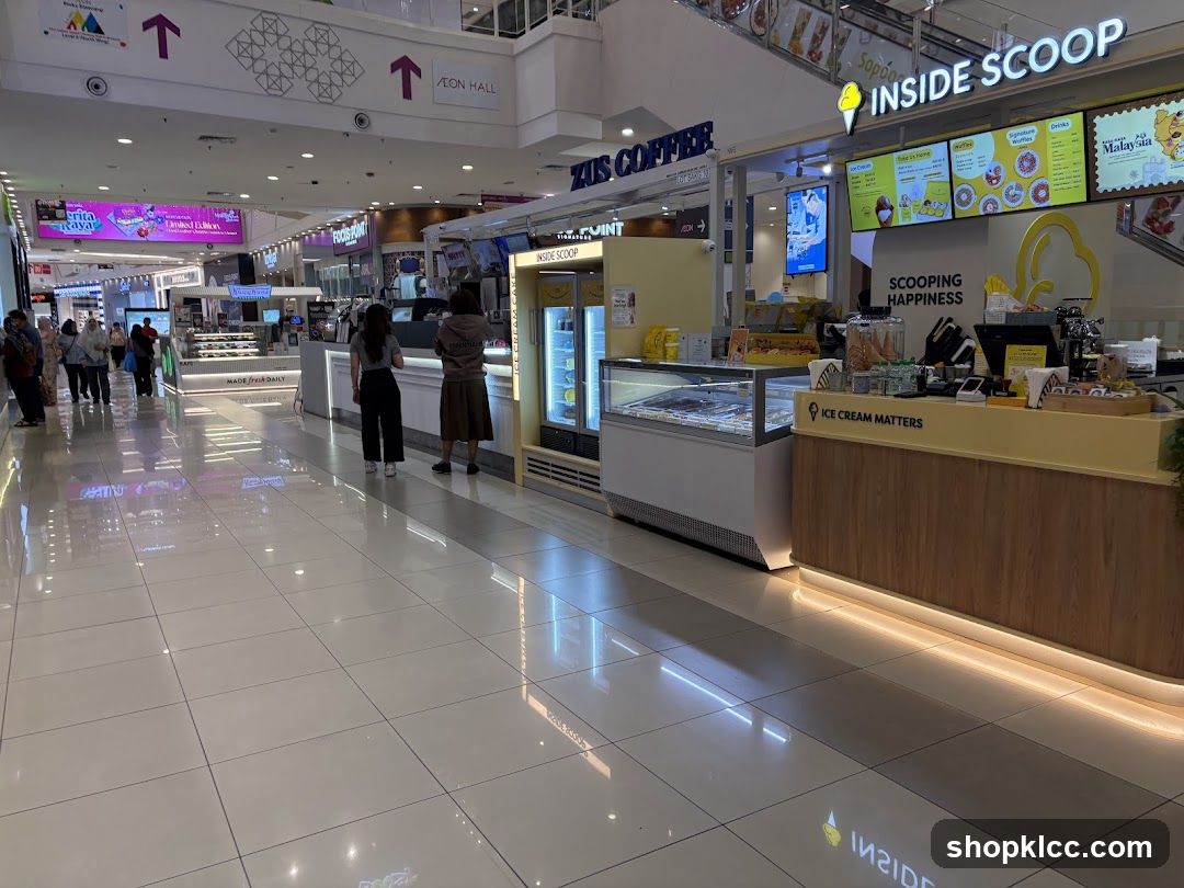 Inside Scoop Ice Cream Shop