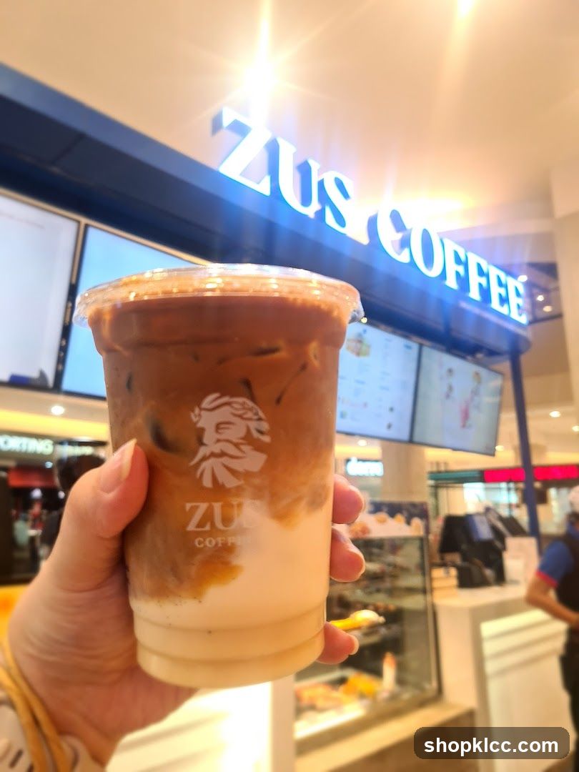 Iced Coffee at Zus Coffee