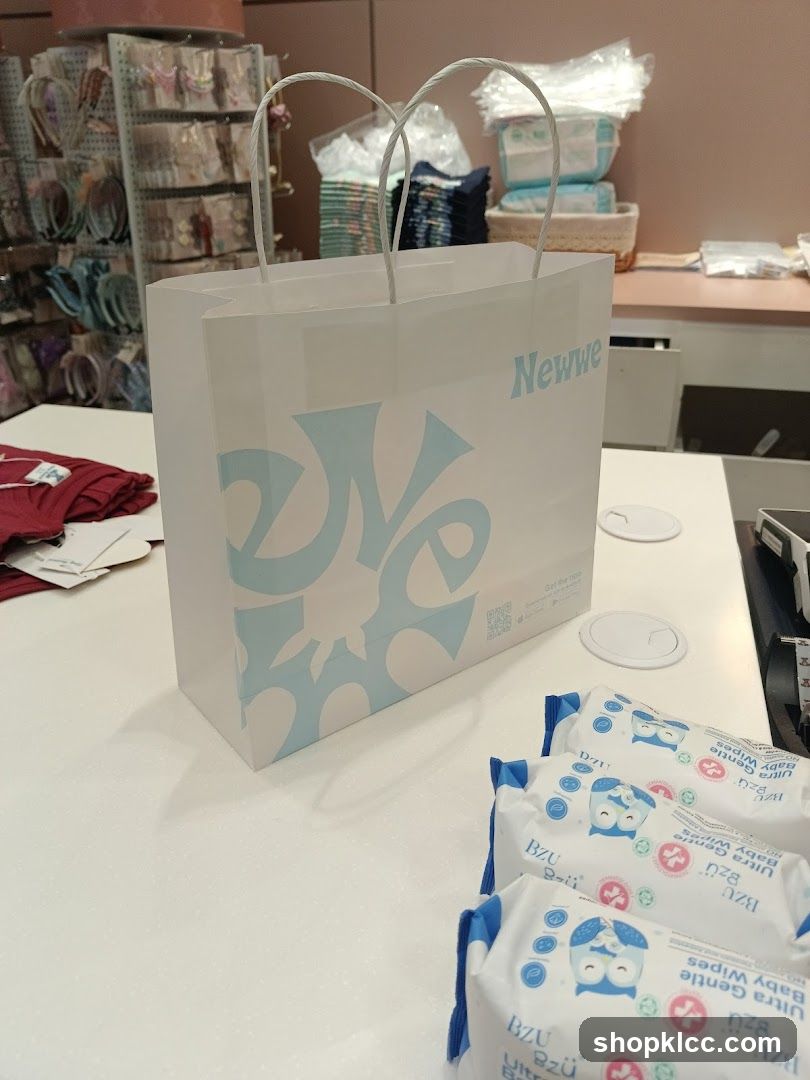 Shopping Bag and Baby Wipes