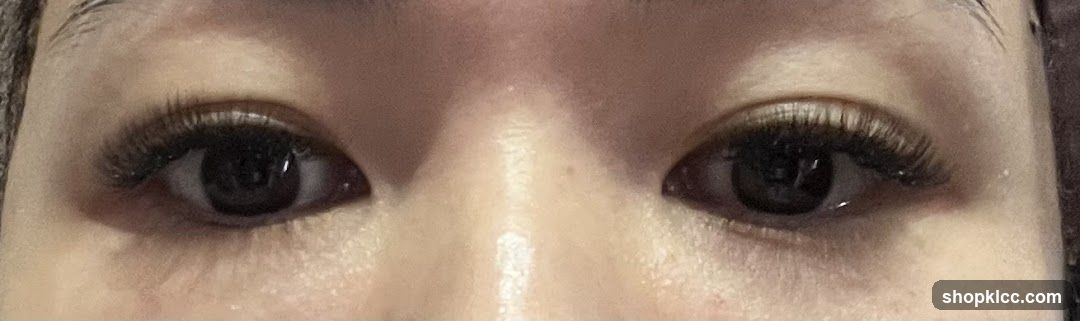 Close-up of Eyes with Eyelash Extensions
