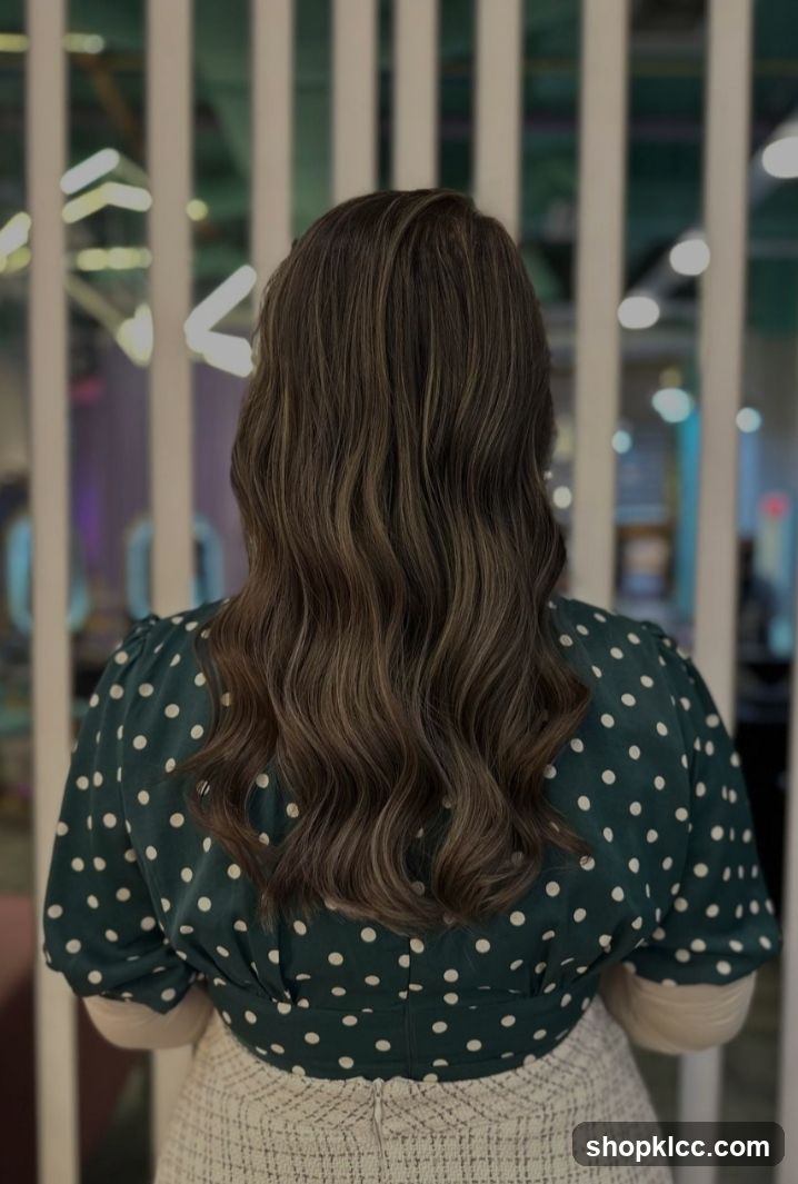 Woman with Wavy Hair