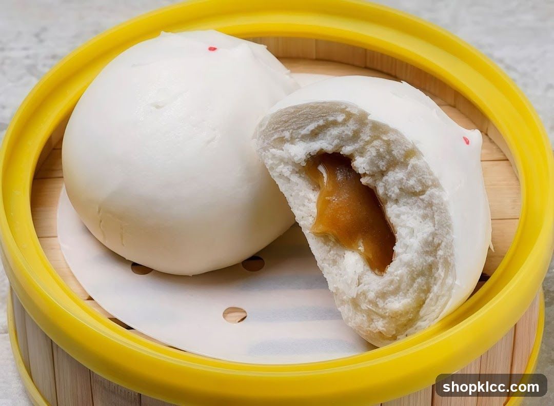 Steamed Buns with Caramel Filling