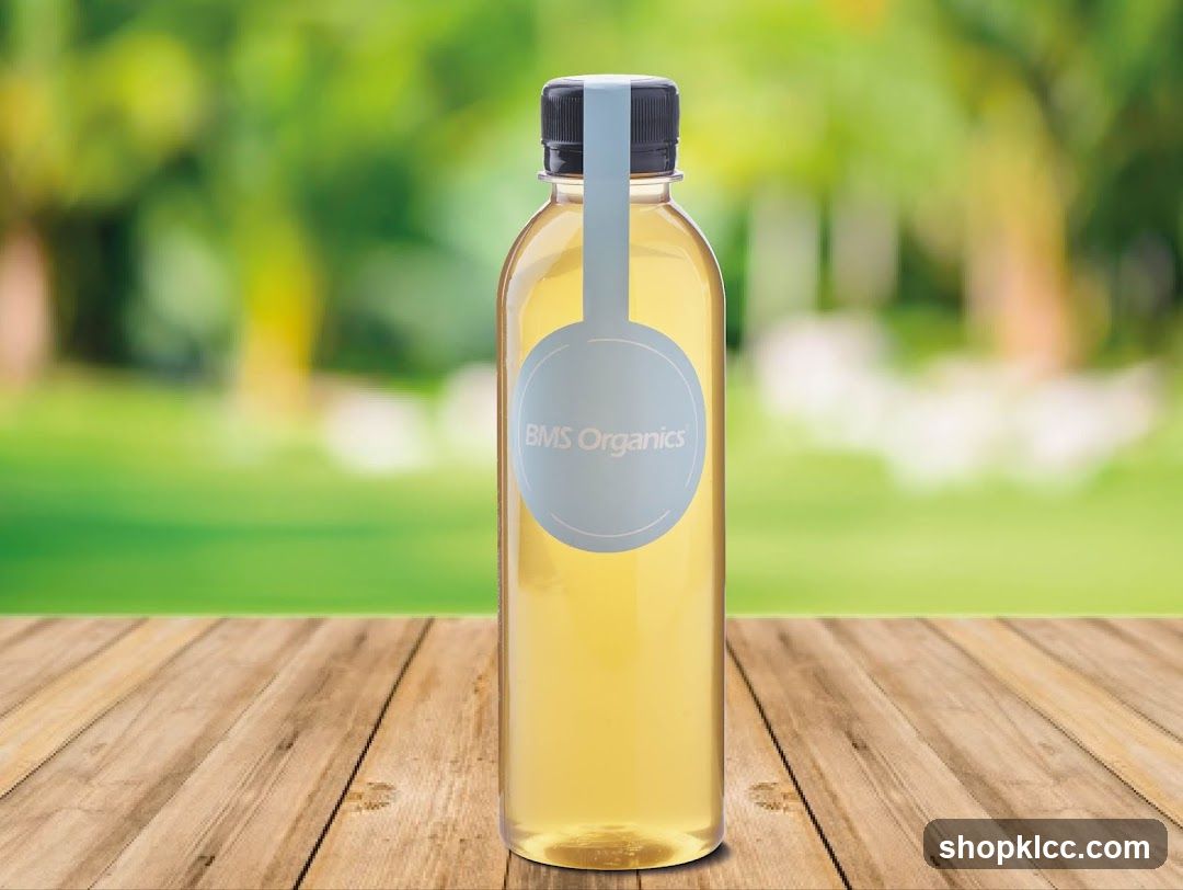 Bottle of Organic Drink