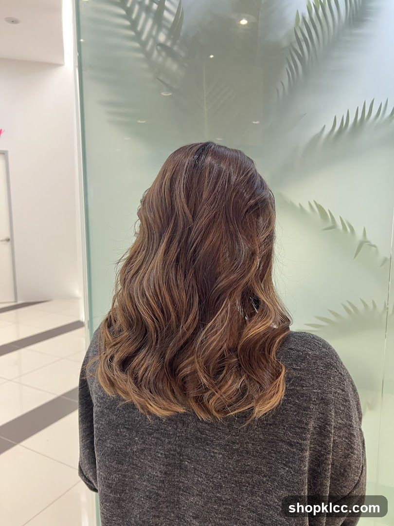 Woman with styled hair