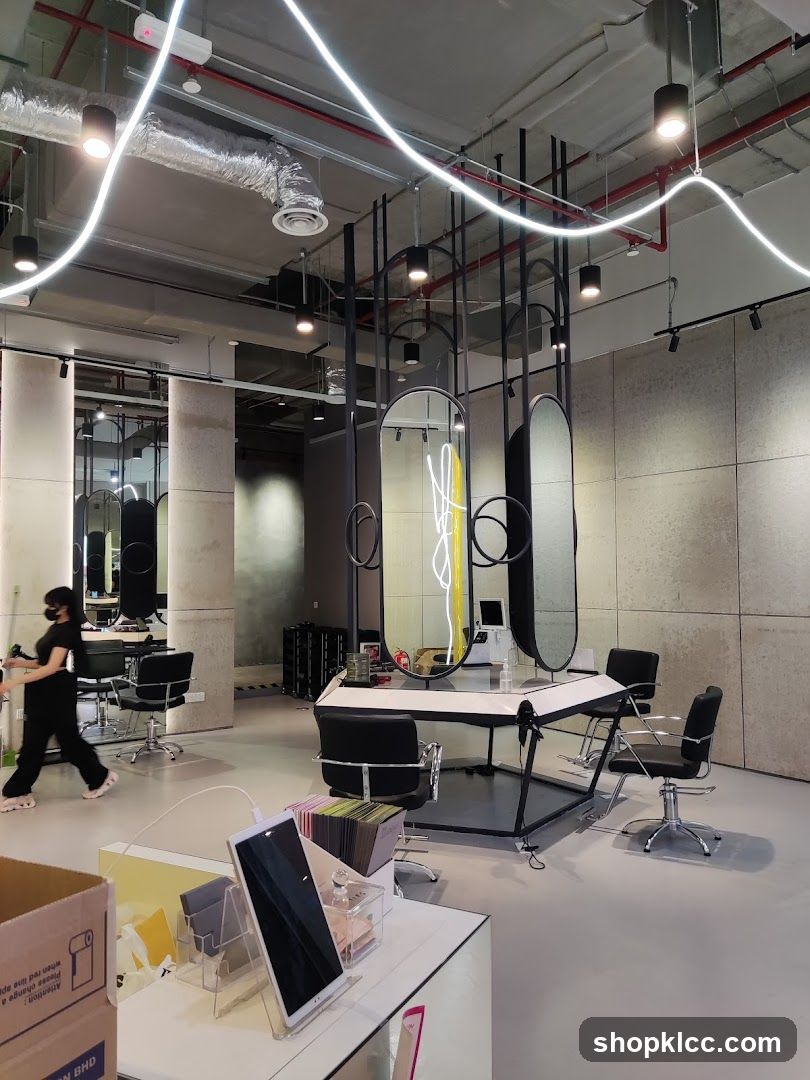 Modern Hair Salon Interior