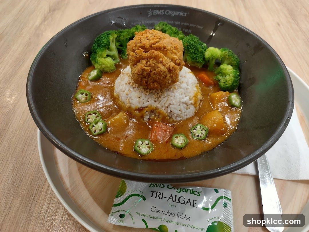 Curry with Rice and Fried Chicken