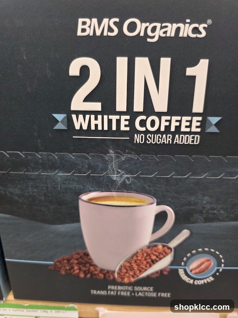 BMS Organics 2-in-1 White Coffee