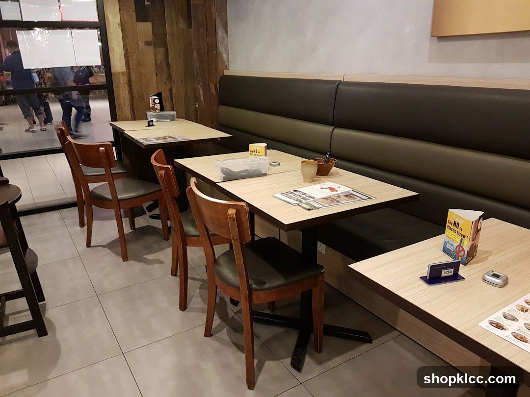 Restaurant Interior with Tables and Seating