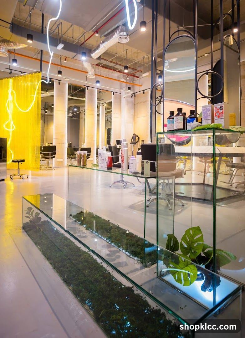 Modern Hair Salon Interior