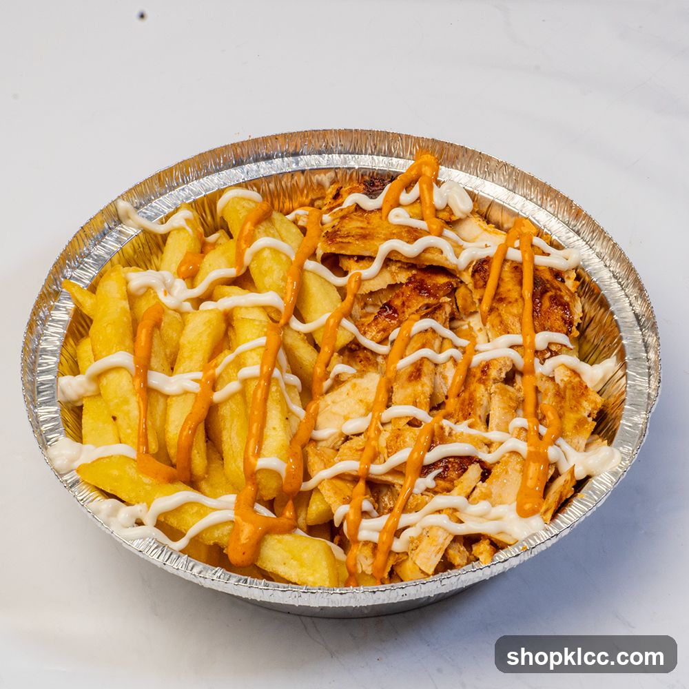 Chicken and Fries with Sauces