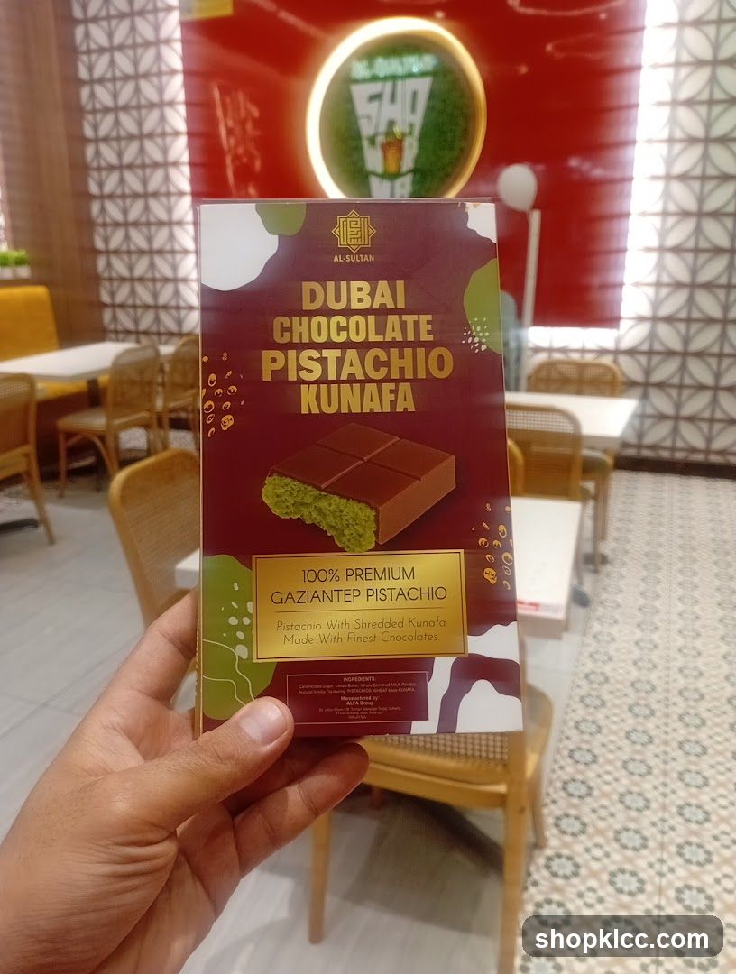 Dubai Chocolate Pistachio Kunafa Box