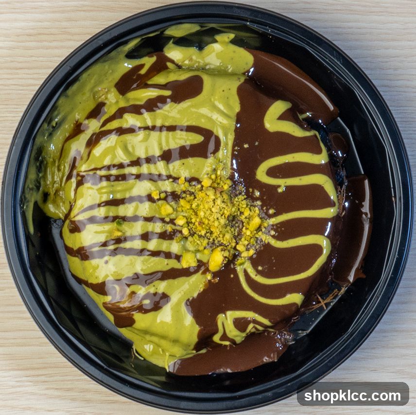 Dessert with Chocolate and Pistachio