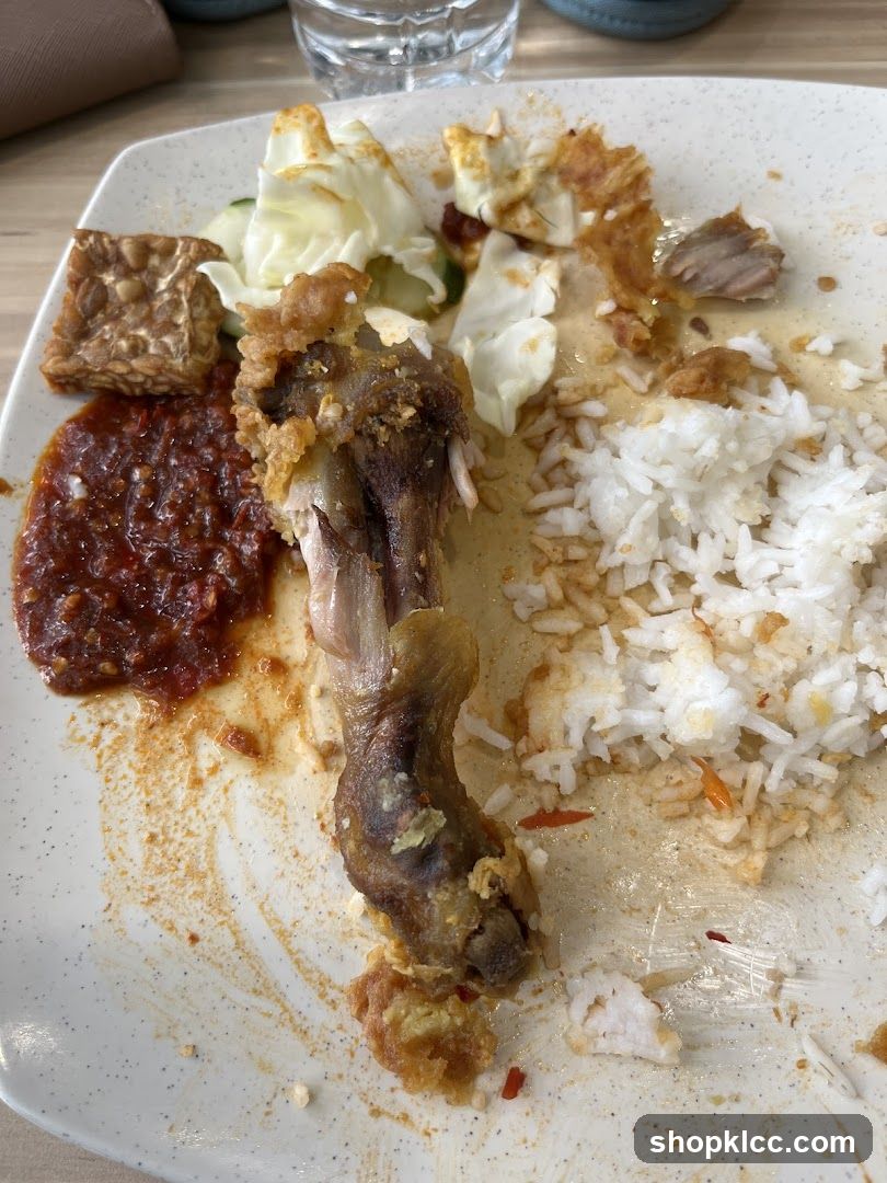 Leftover Fried Chicken Meal