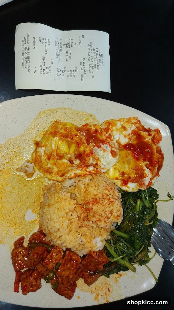 Meal with Receipt