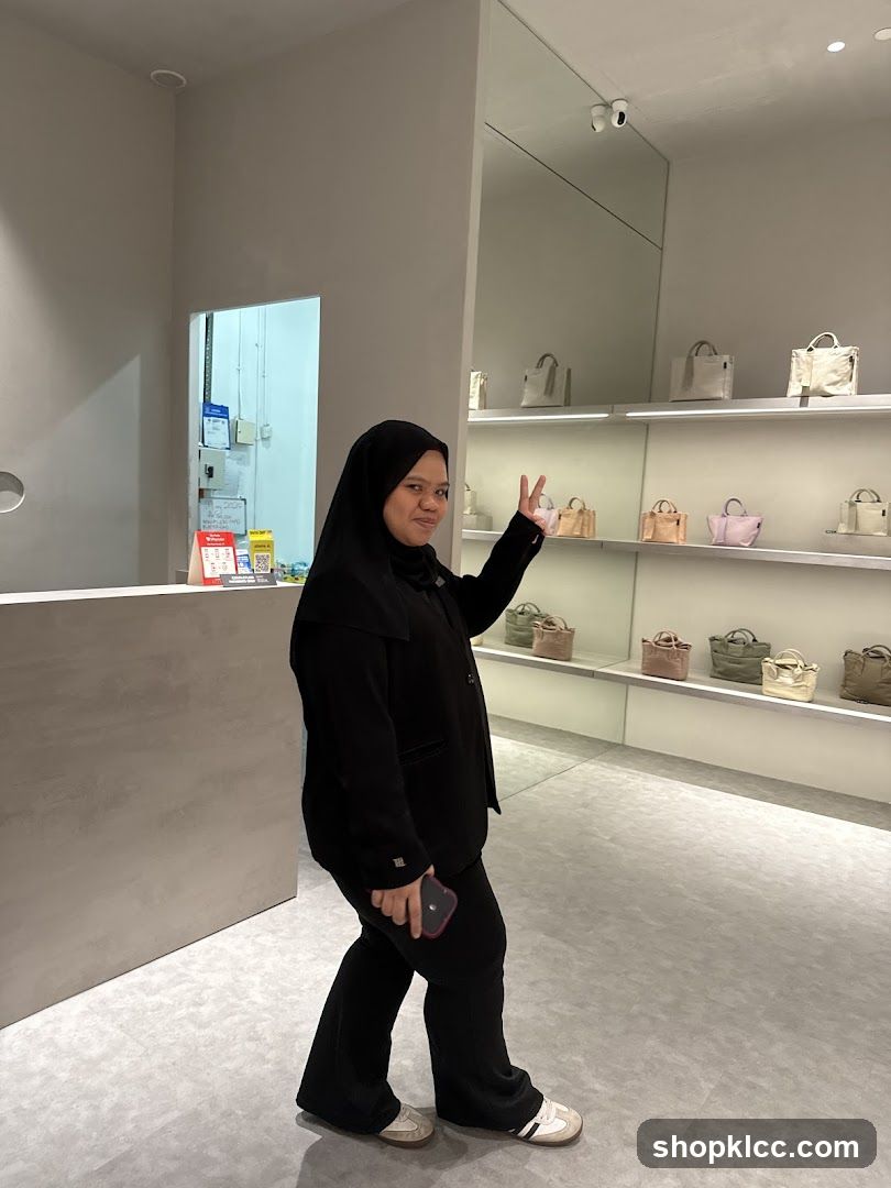 Woman Posing in a Store