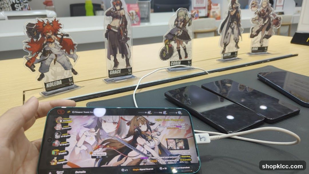 Game Display with Character Standees