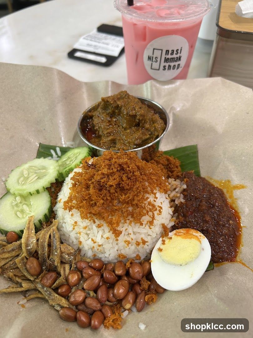 Nasi Lemak with Drink