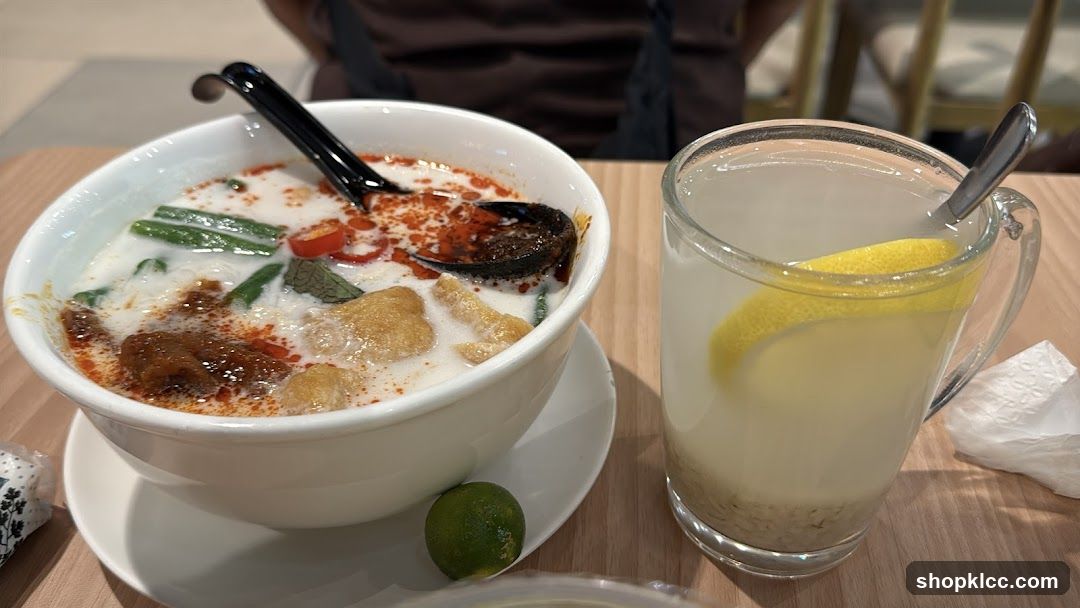 Noodle Soup and Lemon Drink