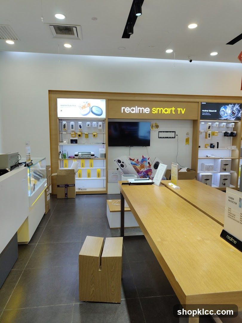 Realme Store Interior