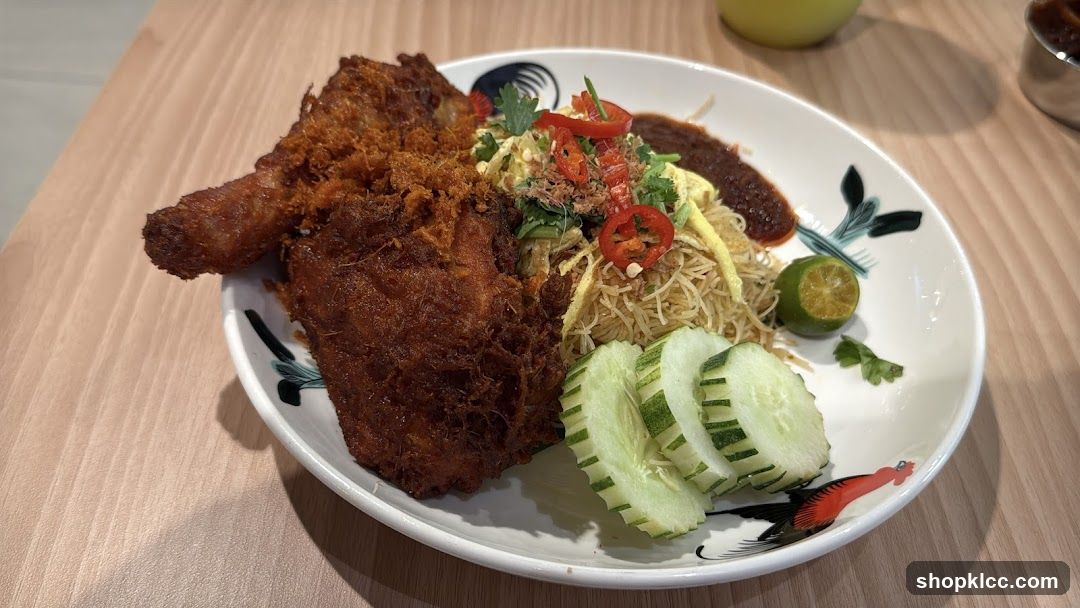 Fried Chicken with Noodles