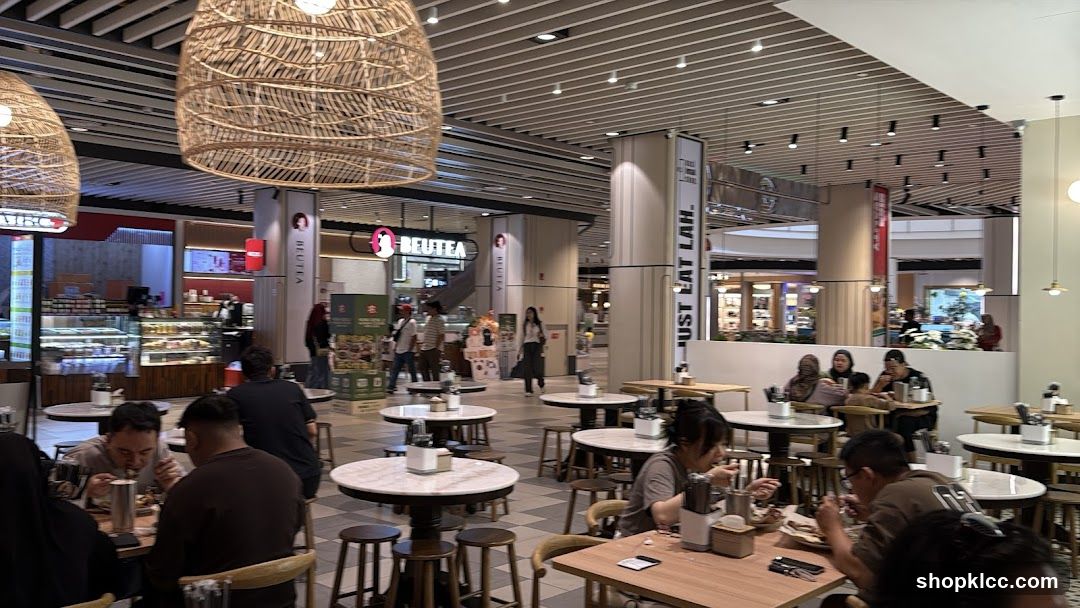 Restaurant Interior with Patrons
