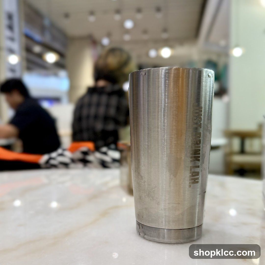 Metal Tumbler with Text
