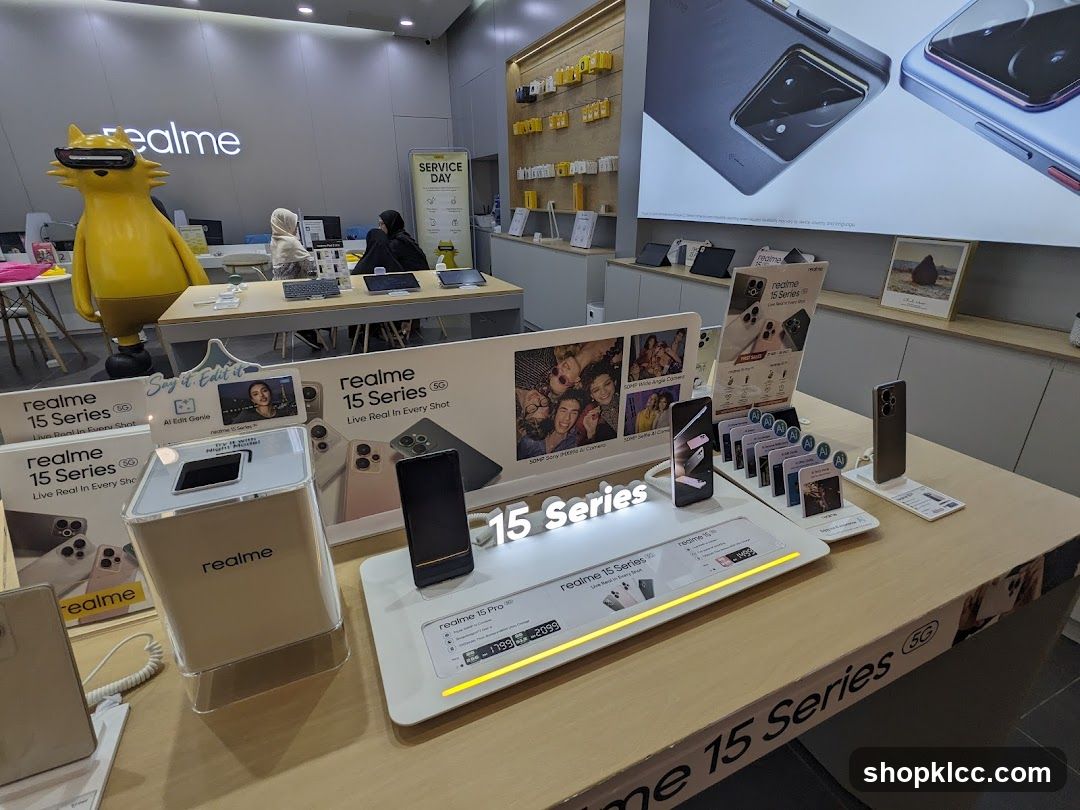 Realme Store Display