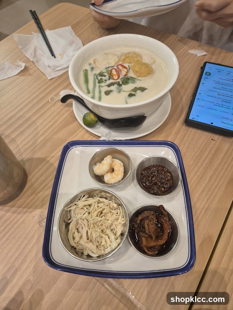 Laksa with Side Dishes