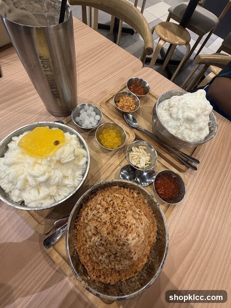 Dessert with Toppings