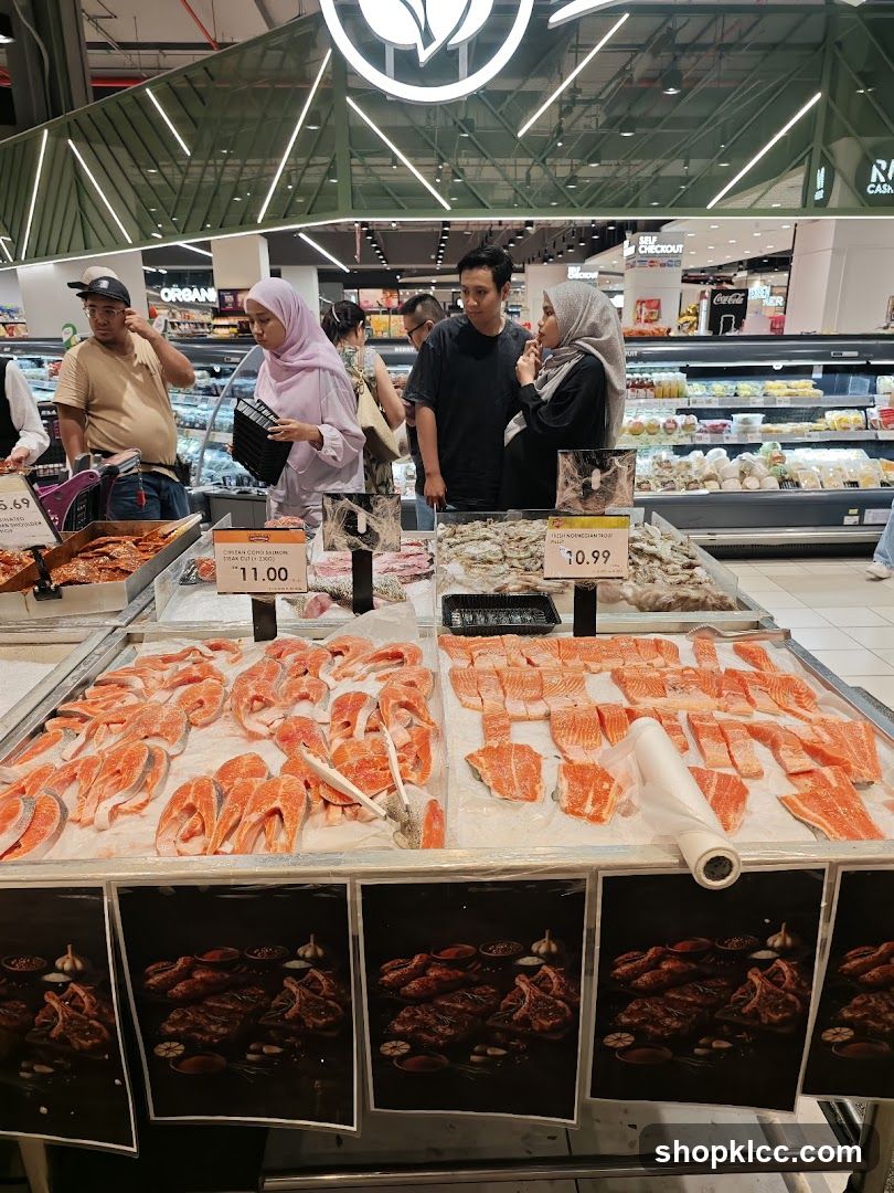 Supermarket Seafood Display