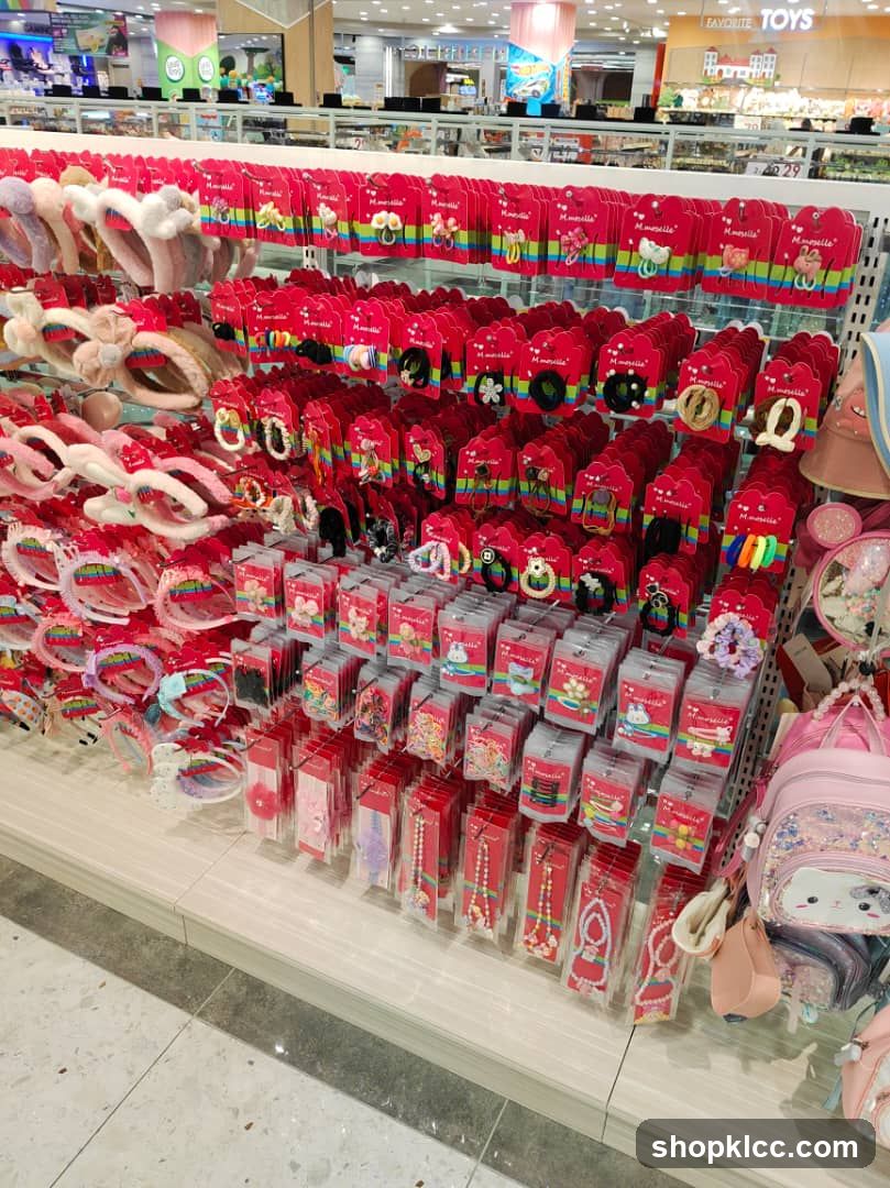 Hair Accessories and Jewelry Display