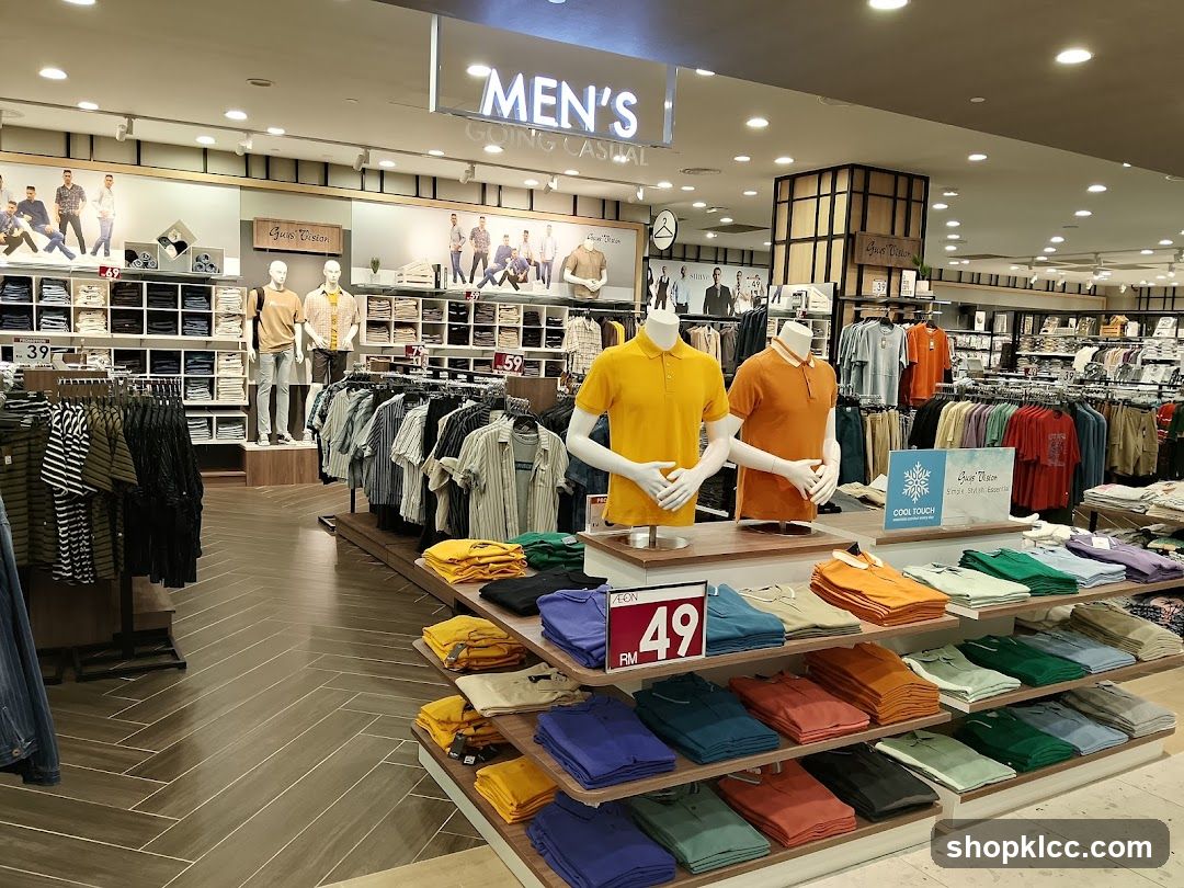 Men's Casual Wear Display