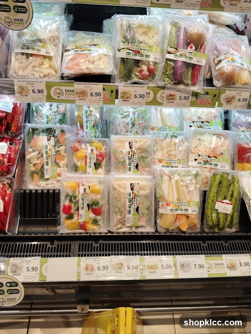 Pre-packaged Vegetable Mixes