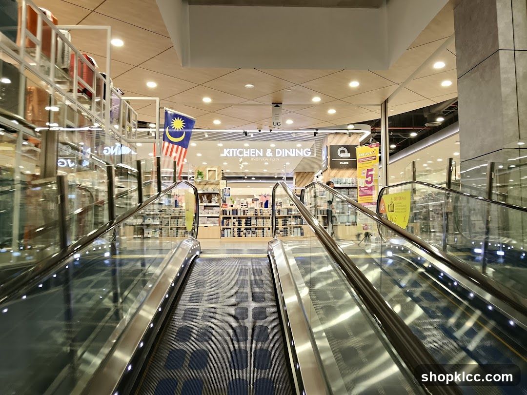 Escalator in a Department Store