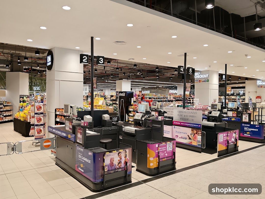 Supermarket Checkout Area
