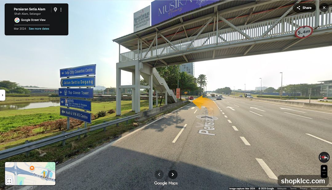 Roadside Signage and Overpass