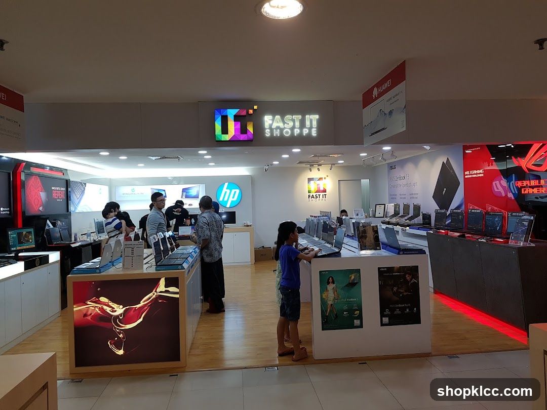Electronics Store Interior