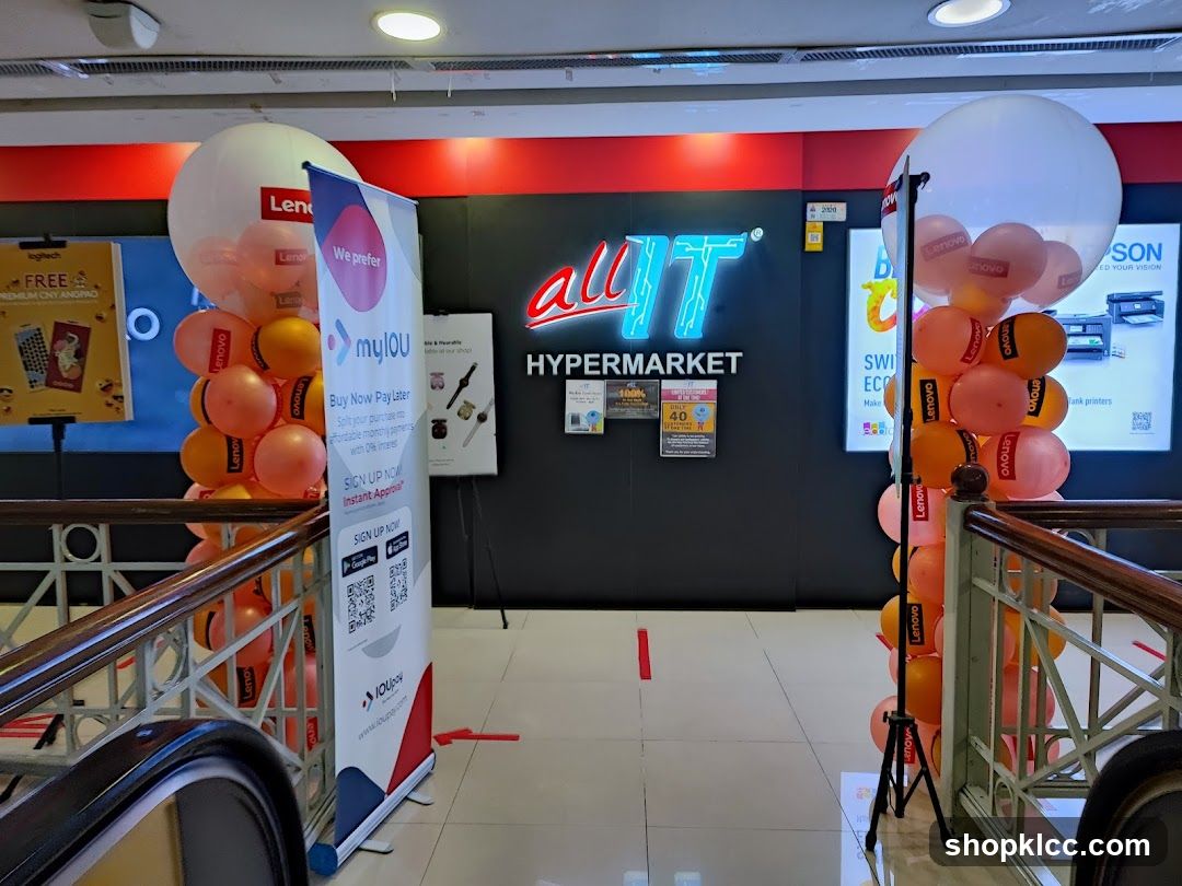 All IT Hypermarket Entrance