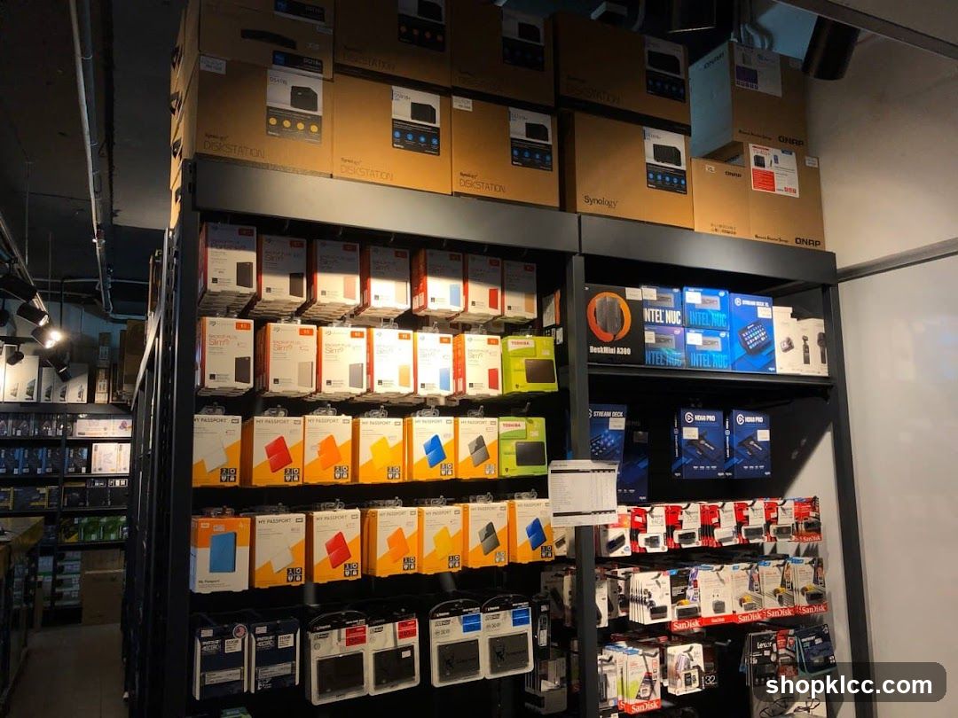 Computer Hardware Store Display