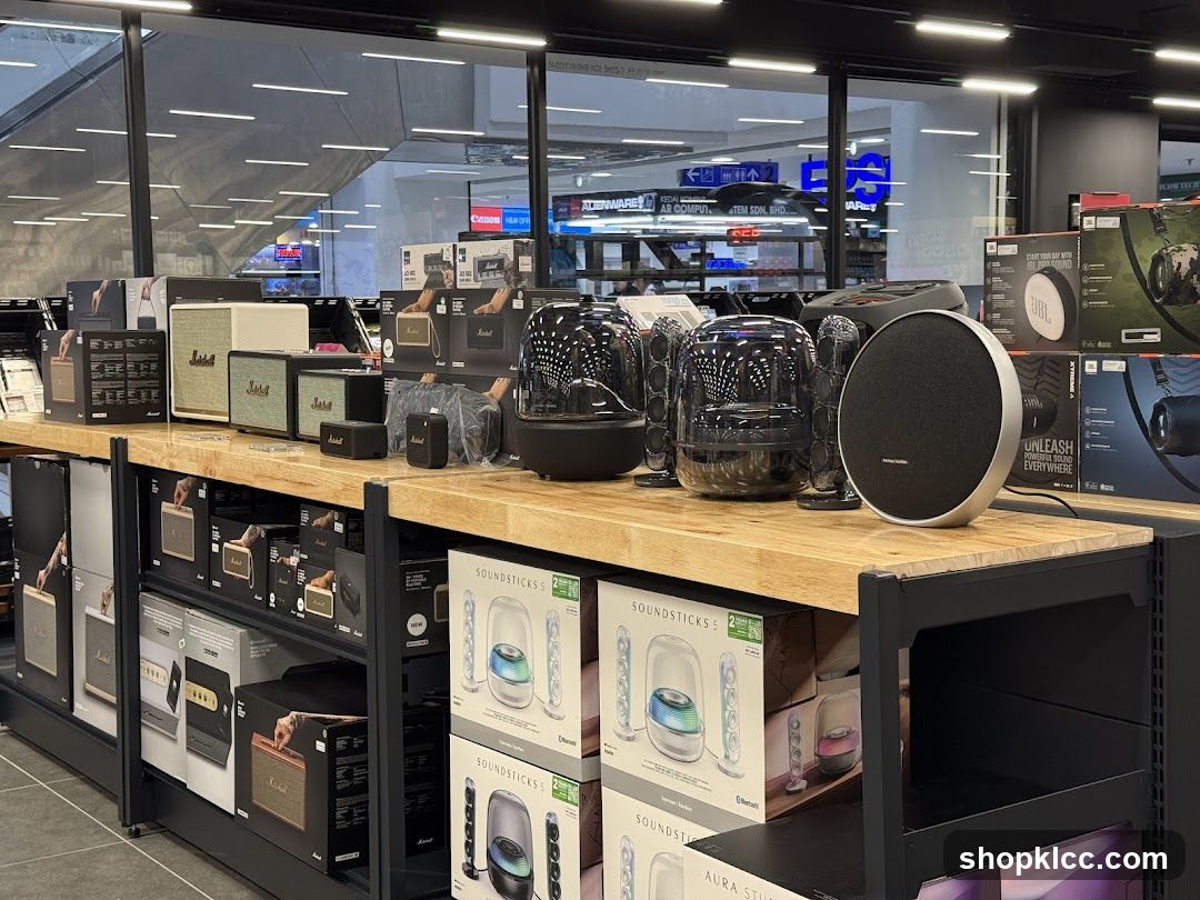 Audio Equipment Display