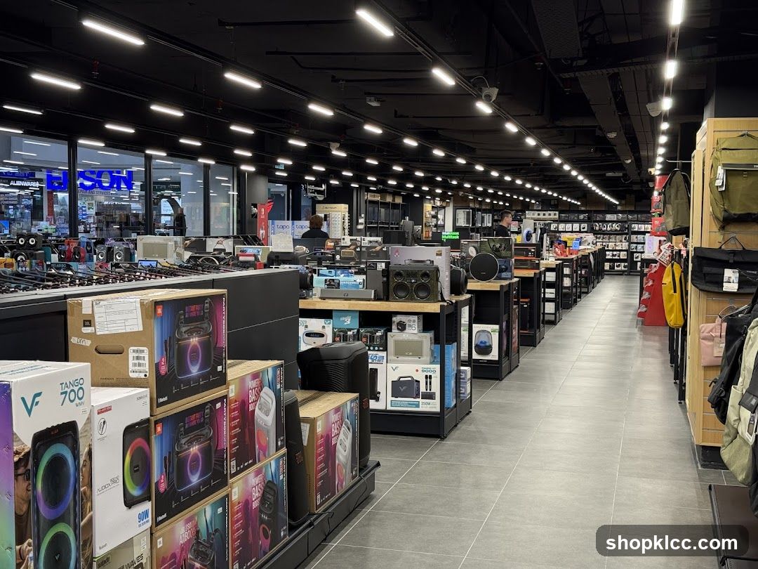 Electronics Store Interior
