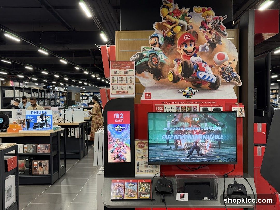 Nintendo Switch Game Demo Display