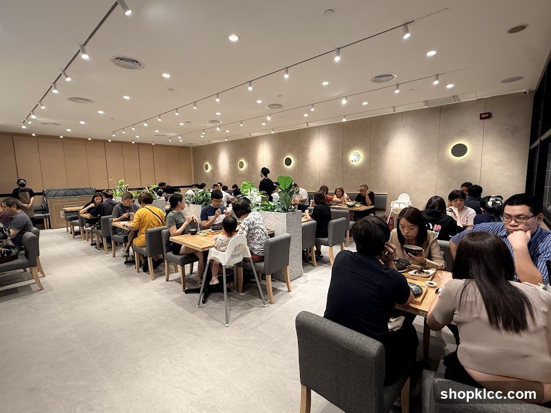 Restaurant Interior with Diners